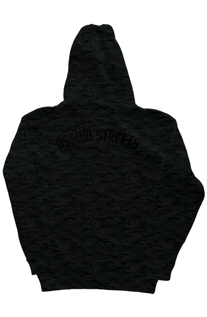 Camo Black Heavyweight Hoodie